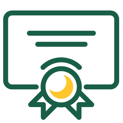 Icon of a diploma